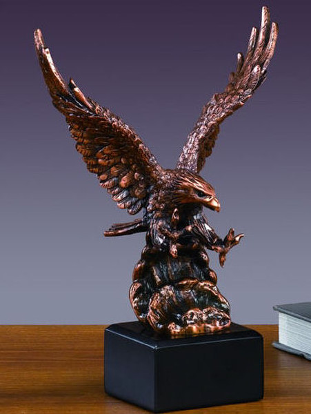 Eagle Sculpture in a bronze Patina